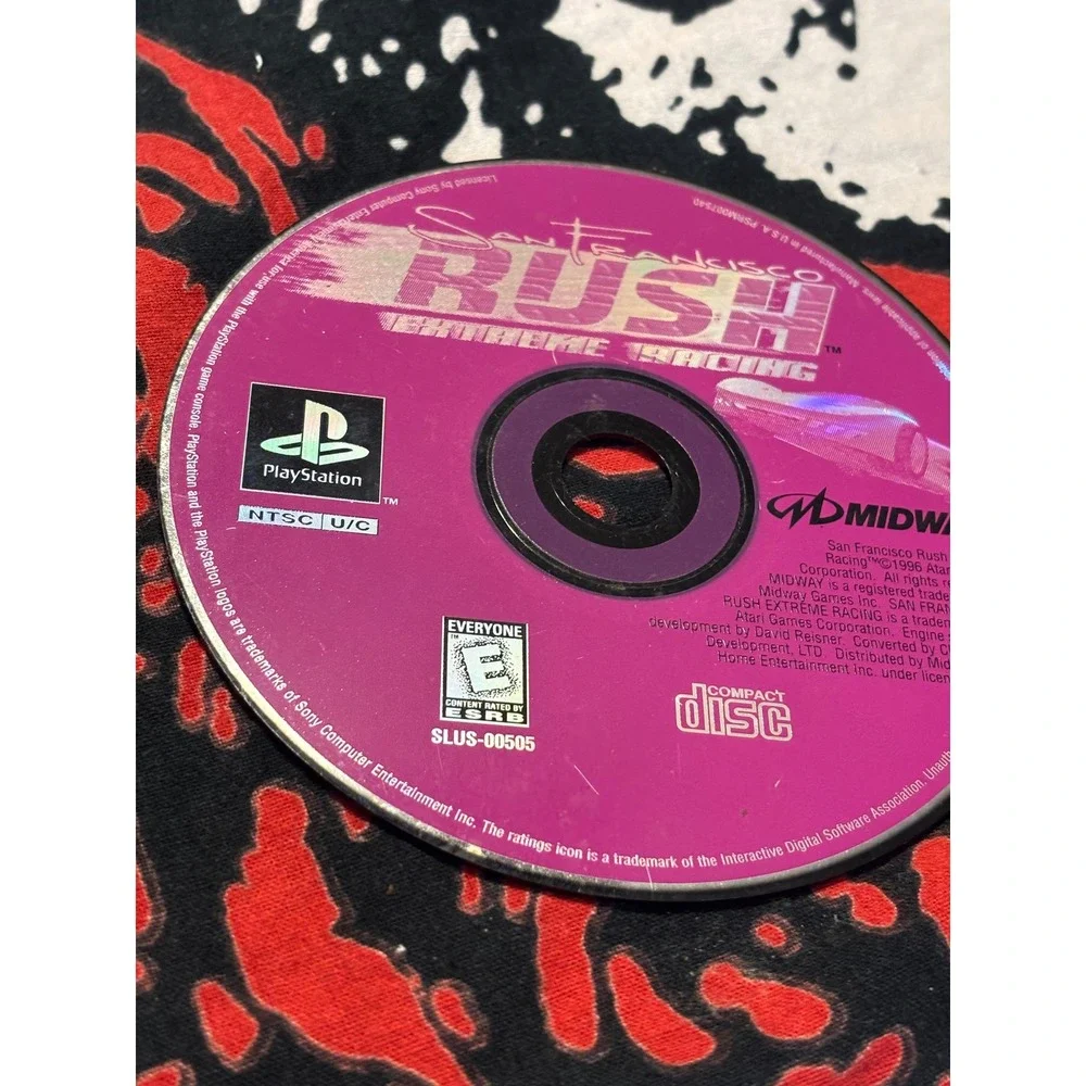 San Francisco Rush Extreme Racing Sony PlayStation PS1 Midway SLUS-00505